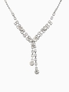 Набор 2 предмета: серьги, колье «Легкий флирт», дождик, белый в серебре, 40 см - Фото 3