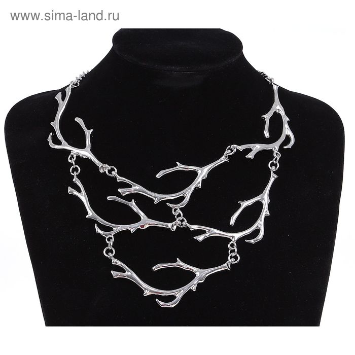 Колье «Ветви дерева» в серебре - Фото 1