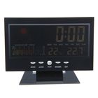 Часы-будильник, дата, подсветка, температура, влажность, 2 АА (не в компл.) - Фото 2