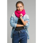 Шарф хомут "Нежность", размер 25х130 см, цвет фуксия - Фото 1