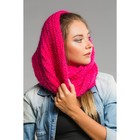 Шарф хомут "Нежность", размер 25х130 см, цвет фуксия - Фото 3
