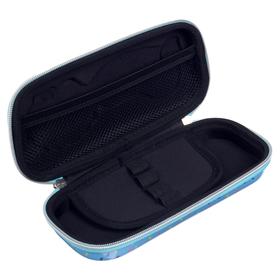 Пенал школьный на молнии «Вкусные шарики», голубой