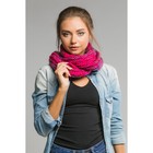 Шарф хомут "Престиж", размер 20х110 см, цвет фуксия - Фото 1