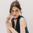 Чокер «Шарик», жемчужина, цвет чёрный, L=30 см - Фото 3