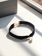 Чокер «Шарик», жемчужина, цвет чёрный, L=30 см - Фото 4