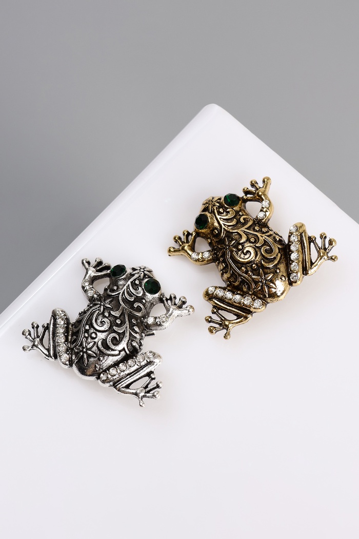 Брошь «Лягушка» МИКС - Фото 1