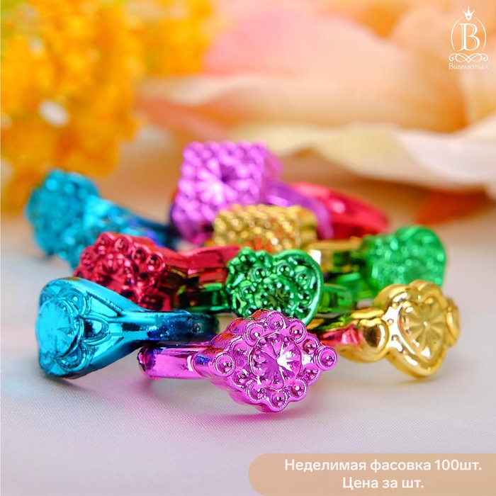 Кольцо «Выбражулька» фигурное ассорти, форма МИКС, МИКС