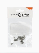 Заглушки для сережек, швенз, пусет (набор 10 пар), цвет серебро - Фото 5