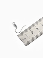 Швензы для сережек-крючки с бусиной (набор 5 пар), цвет серебро - Фото 3