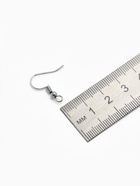 Швензы для сережек-крючки с бусиной (набор 5 пар), цвет серебро - Фото 4