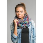 Шарф хомут "Феерия", размер 30х140 см, цвет серый - Фото 2