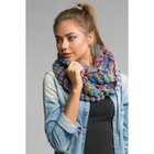 Шарф хомут "Феерия", размер 30х140 см, цвет серый - Фото 3