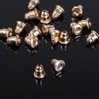 Заглушки для сережек, швенз, пусет (набор 10 пар), цвет золото - Фото 2