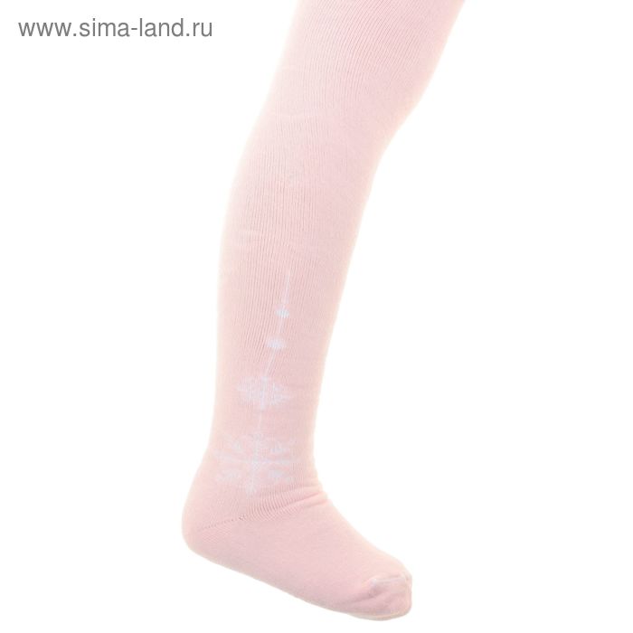 Колготки детские плюшевые ПФС70-2476, цвет светло-розовый, рост 104-110 см - Фото 1