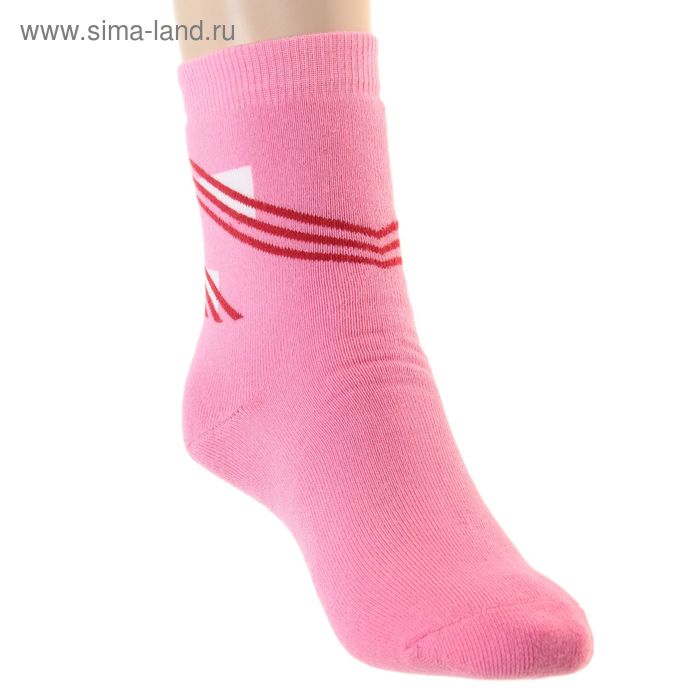 Носки детские плюшевые ПФС102-1757, цвет розовый, р-р 22-24 - Фото 1