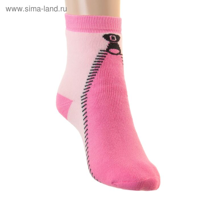 Носки детские махровые, цвет светло-розовый, размер 18-20 - Фото 1