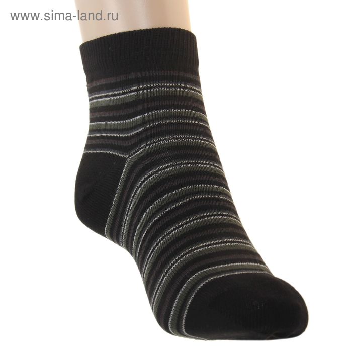 Носки детские ЛС46-2583, цвет черный, р-р 22 - Фото 1