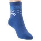 Носки детские плюшевые ПЛС107-2055, цвет васильковый, р-р 22-24 - Фото 1