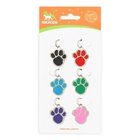 Адресник под гравировку «Лапа», 2.5×2.5 см, фасовка по 6 шт., металл, цвет МИКС - Фото 7