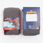 Колготки Марвел «Ночной город», цвет чёрный/серый, 116-122 см - Фото 8