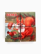 Кубики «Лесные животные», по методике Монтессори, 4 шт., 3+ - Фото 9