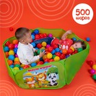 Шарики для сухого бассейна с рисунком, диаметр шара 7.5 см, набор 500 штук, цвет разноцветный - Фото 10