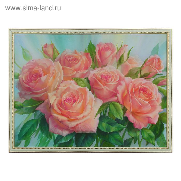 Картина "Розы"  60х80см - Фото 1
