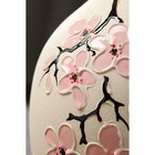 Ваза керамическая "Классика", напольная, сакура, 50 см, авторская работа - Фото 4