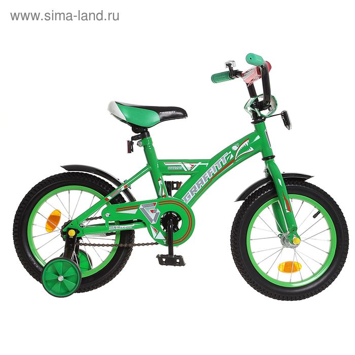 Велосипед 14" GRAFFITI Storman, 2016, цвет зелёный - Фото 1