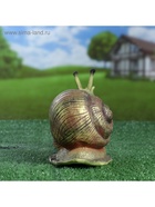 Садовая фигура их полистоуна «Улитка», 27×11×17 см 1312301