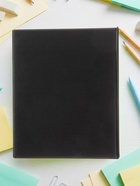 Тетрадь на кольцах Calligrata A5, 80 листов, в клетку, обложка ПВХ, чёрная - Фото 3