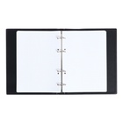 Тетрадь на кольцах Calligrata A5, 80 листов, в клетку, обложка ПВХ, чёрная - Фото 4