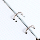 Тетрадь на кольцах Calligrata A5, 80 листов, в клетку, обложка ПВХ, чёрная - Фото 5