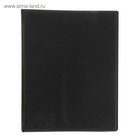 Тетрадь на кольцах Calligrata A5, 80 листов, в клетку, обложка ПВХ, чёрная - Фото 9