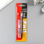 Инструмент д/творчества нож (карвинг) с колпачком+ 12 лезвий (4 мм,30 градусов) 19,5х5,5 см - Фото 3