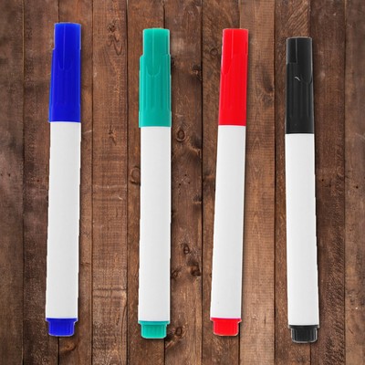 Маркеры на водной основе 4 шт., цвет чёрный, зелёный, синий, красный