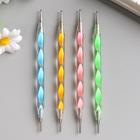 Инструмент для квиллинга с акриловой ручкой, длина 14 см, 17×4 см, МИКС - Фото 1