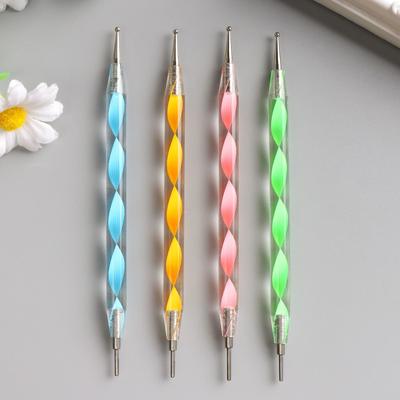 Инструмент для квиллинга с акриловой ручкой, длина 14 см, 17×4 см, МИКС