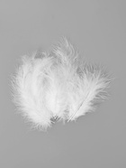 Набор перьев для декора 10 шт., размер 1 шт.: 10×2 см, цвет белый - Фото 4