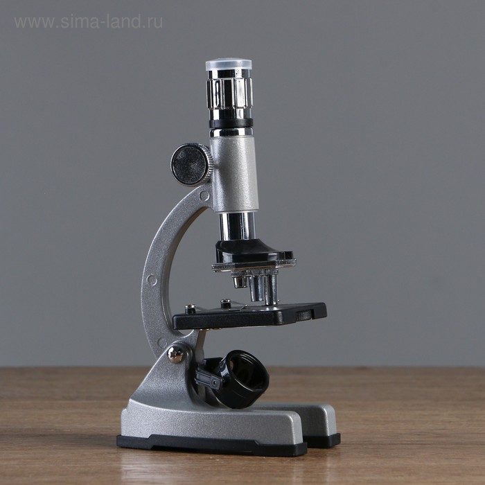 Микроскоп с проектором, кратность увеличения 50-1200х, с подсветкой, 2АА - Фото 1