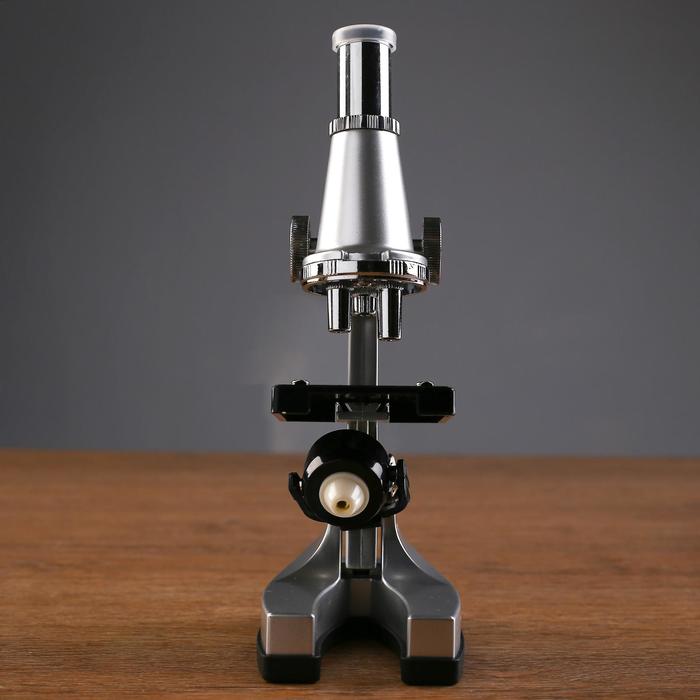 Микроскоп с проектором, кратность увеличения 50-1200х, с подсветкой, 2АА - фото 1906807028