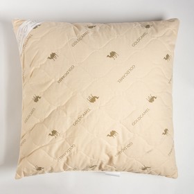 Подушка "Этель", подстёжка — верблюжья шерсть, 70х70 см, тик