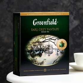 Чай черный Greenfield Earl Grey Fantasy, с бергамотом, 200 г