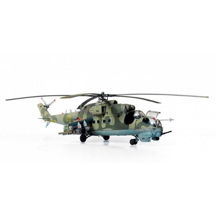 Сборная модель «Советский ударный вертолёт Ми-24 «Крокодил», Звезда, 1:72, (7293) - фото 1896533245