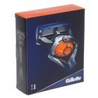 Подарочный набор бритья Gillette Fusion ProGlide Flexball: Бритва + Кассета, 1 шт + Гель, 170 мл - Фото 1