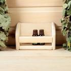 Полка для бани и сауны, 17×11 см, липа, «Добропаровъ» - Фото 2