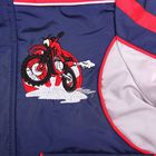 Комплект (куртка, брюки) для мальчика, рост 92 см, цвет тёмно-синий/красный/светло-серый (арт. Ш-070) - Фото 2