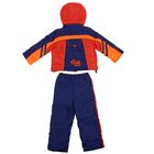 Костюм для мальчика (куртка+брюки), рост 104 см, цвет темн.синий/оранж/терракот_Ш-068 - Фото 6