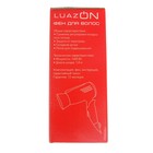 Фен для волос Luazon LF-11, 1400 Вт, 2 скорости, складная ручка, бело-розовый - Фото 7
