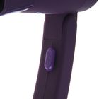 Фен для волос Luazon LF-14, 900 Вт, 2 скорости, складная ручка, матовый, фиолетовый - Фото 2